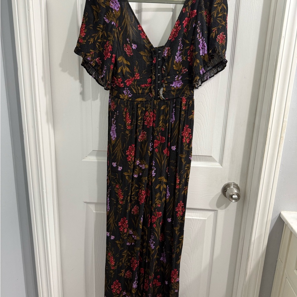 American Eagle Outfitters Floral Jumpsuit